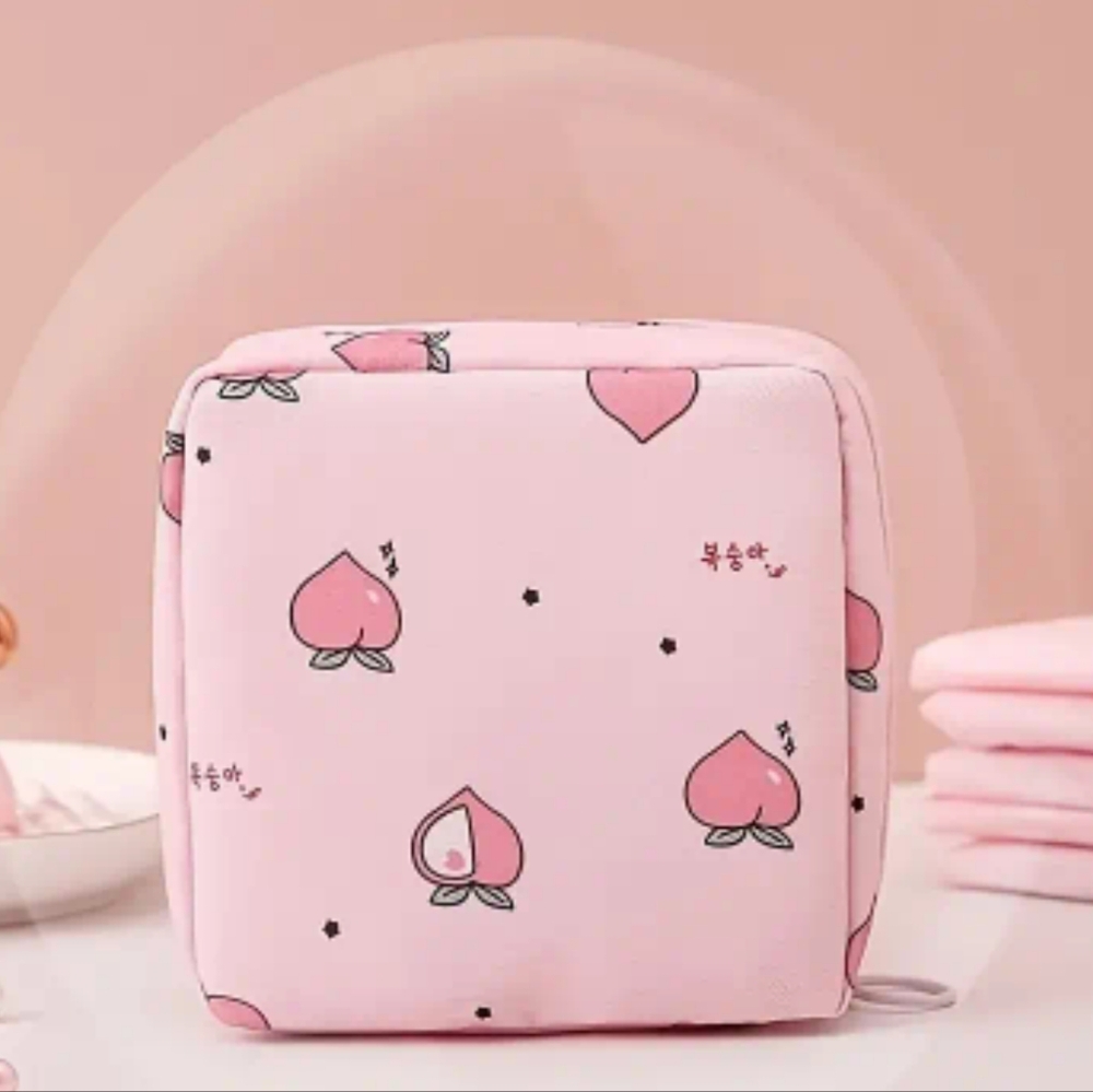 Nwt Pink Small Travel Cosmetic Bag